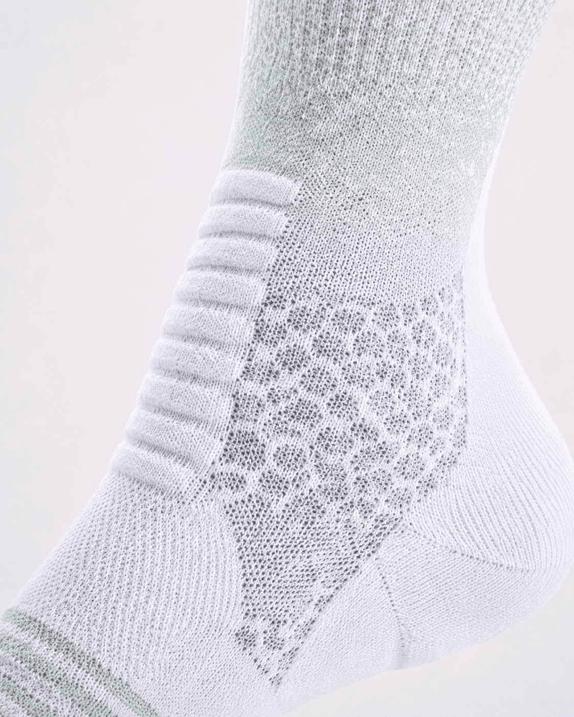 HOOF sock breathable knit texture