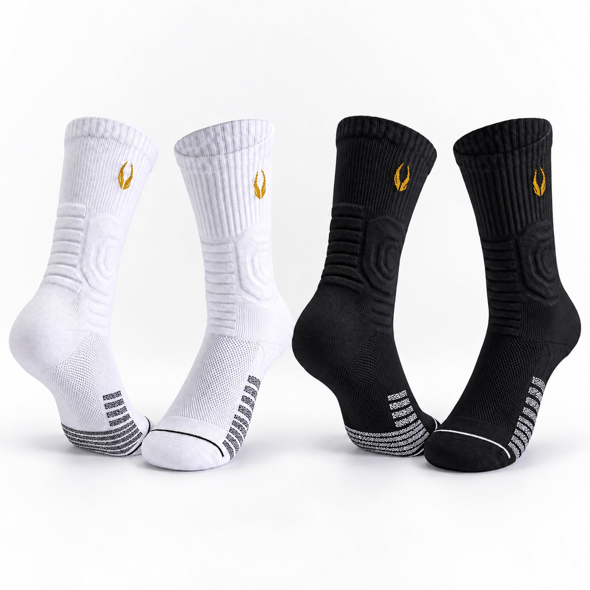 Performance Crew Starter Kit — Pure White + True Black (1 pair each)